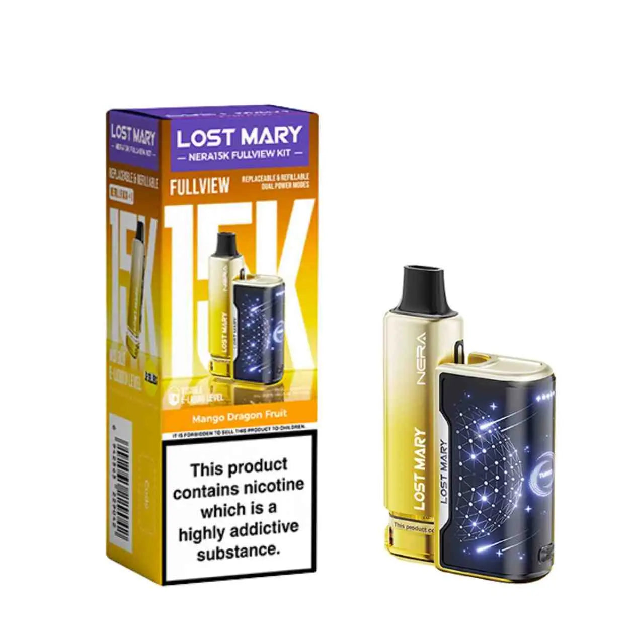 Lost Mary Nera Pre-Filled Pod Kit 15K (Pack of 5)