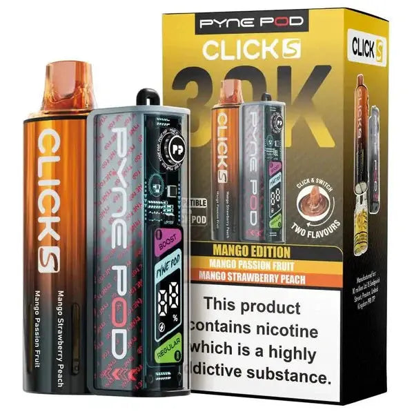 Pyne Pod Click S 30K Pre-Filled Pod Kit (Pack of 5)