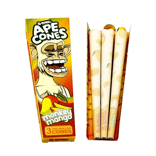 G-Rollz Ape Cones Monkey Mango 3 Sticks G-Rollz