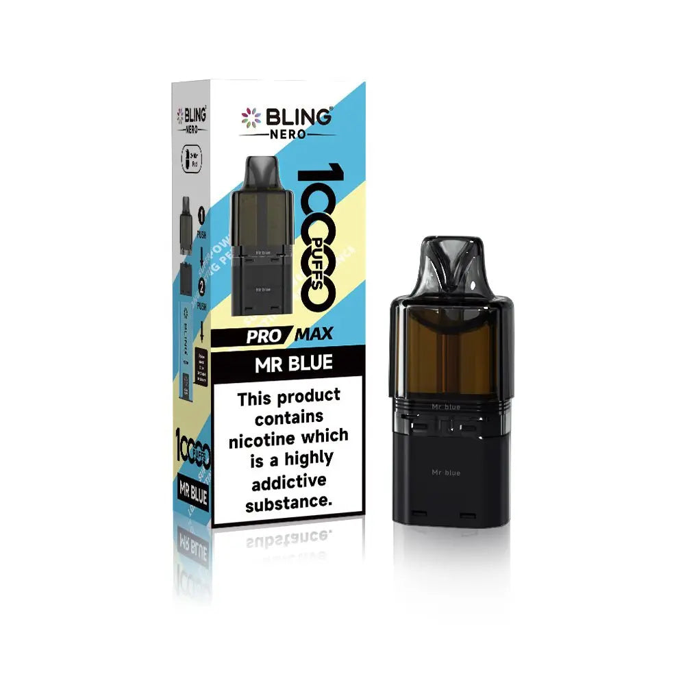 Bling 10k Nero Replacement Pod (Pack of 1)