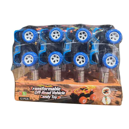 Sugar Burst Transformable Off-Road Vehicle Candy Toy (Pack of 12)
