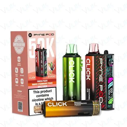Pyne Pod Click 50K Pre-Filled Pod Kit (Pack of 5)