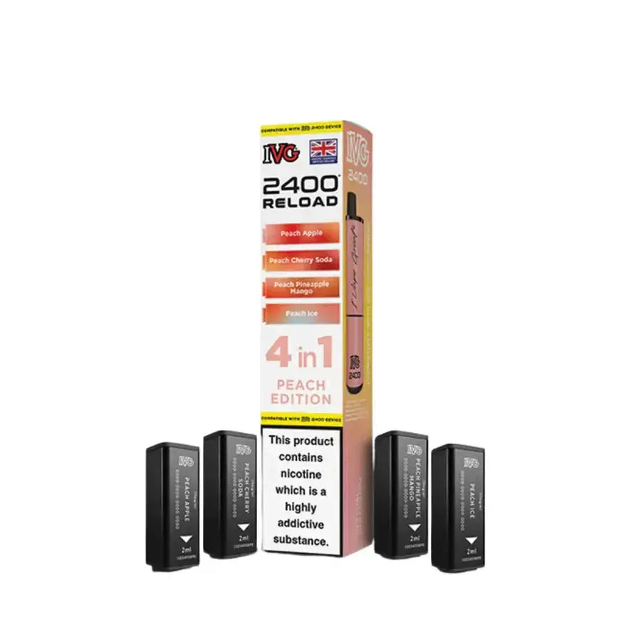 IVG 2400 4 in 1 Reload Replacement Pods (Pack of 5) IVG