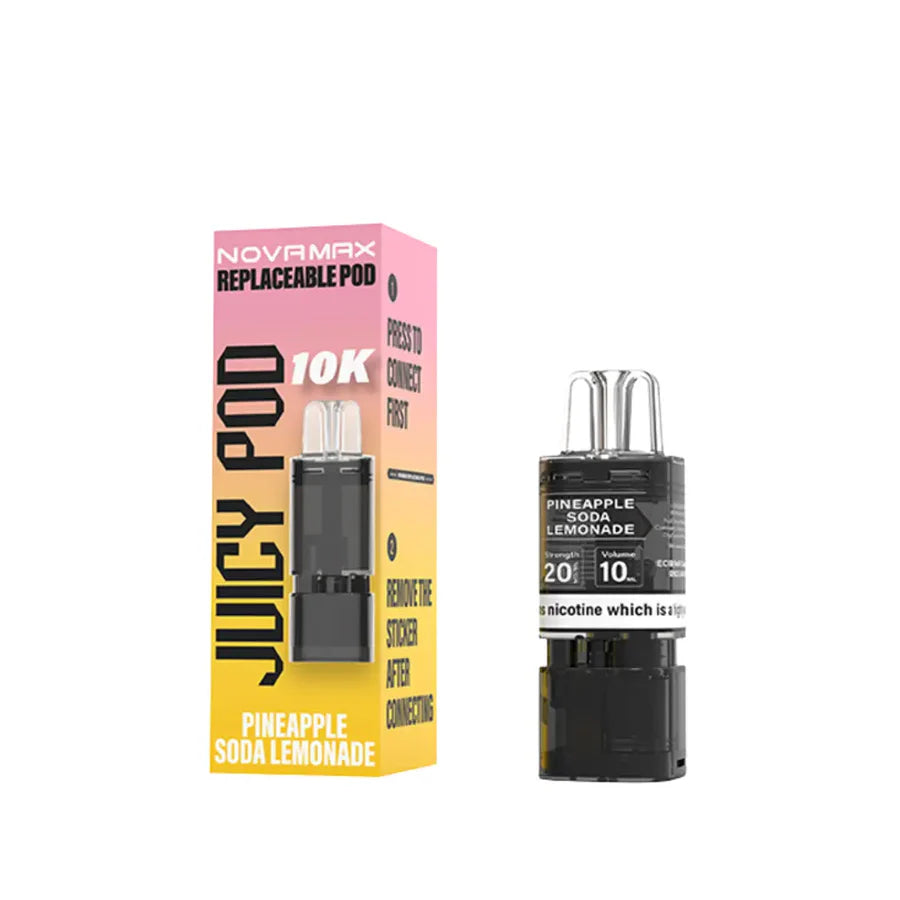 Juicy Pod Novamax 10K Replacement Pods (Pack of 10) Juicy Pod
