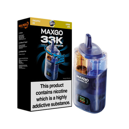 Relx Max-Go 33K Puffs Pre-Filled Pod Kit (Pack of 3)