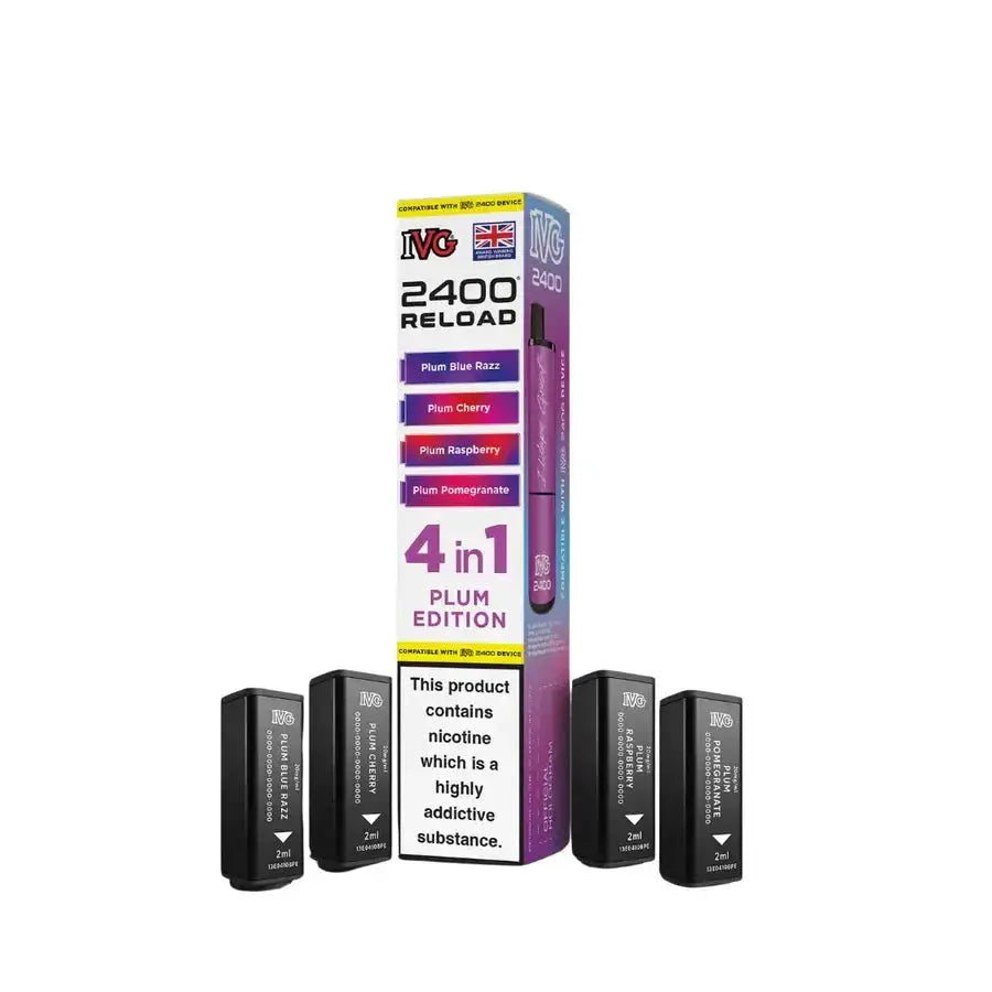 IVG 2400 4 in 1 Reload Replacement Pods (Pack of 5) IVG