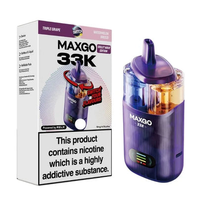 Relx Max-Go 33K Puffs Pre-Filled Pod Kit (Pack of 1)