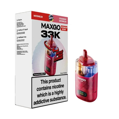 Relx Max-Go 33K Puffs Pre-Filled Pod Kit (Pack of 1)