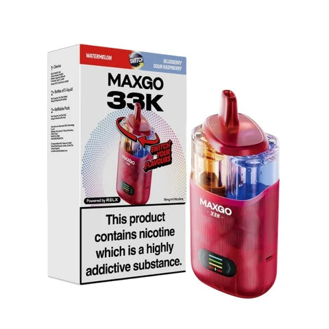 Relx Max-Go 33K Puffs Pre-Filled Pod Kit (Pack of 1)