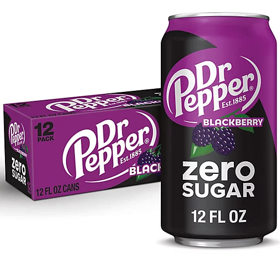 Dr Pepper 355ml Can American(Pack of 12)