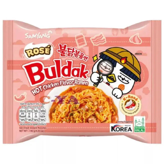 Samyang Hot Chicken Flavor Rose (140gx5x8)
