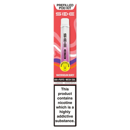 SKE Pro 600 Puffs Pre-Filled Pod Kit (Pack of 10) SKE