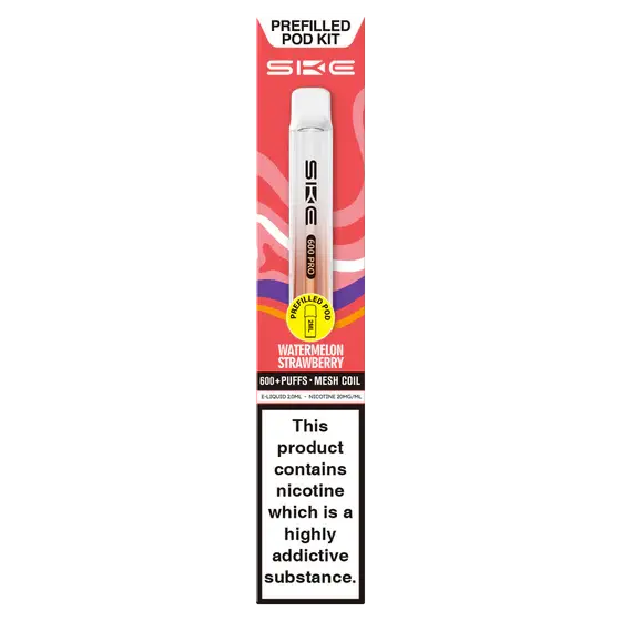 SKE Pro 600 Puffs Pre-Filled Pod Kit (Pack of 10)