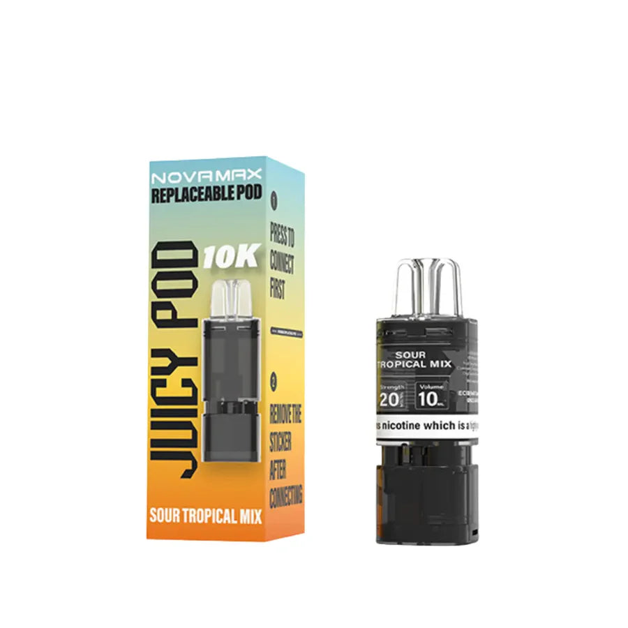 Juicy Pod Novamax 10K Replacement Pods (Pack of 10) Juicy Pod