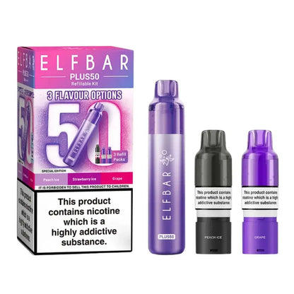 Elf Bar 50K Pre Filled Pod Kit (Pack of 5) Elf Bar