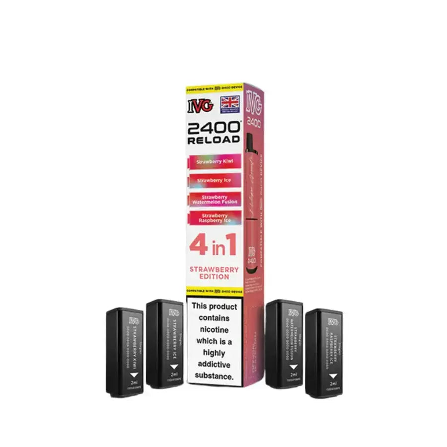 IVG 2400 4 in 1 Reload Replacement Pods (Pack of 5) IVG