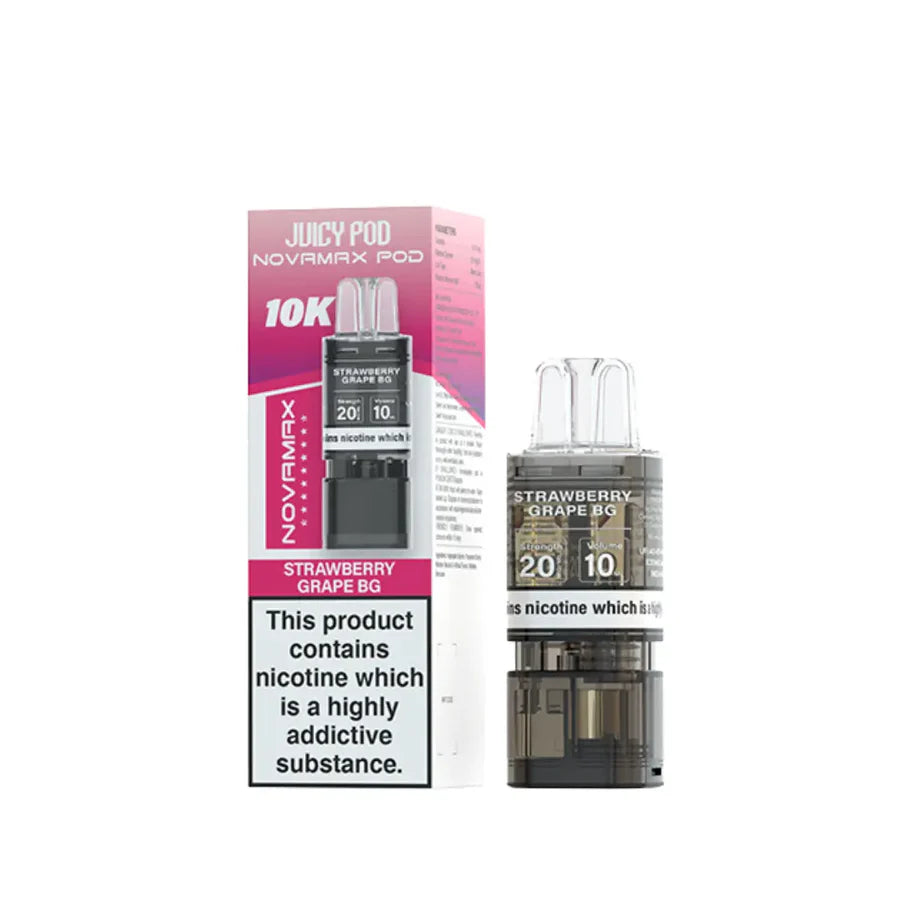 Juicy Pod Novamax 10K Replacement Pods (Pack of 10) Juicy Pod