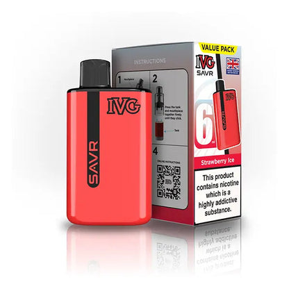 IVG SAVR 3000 Puffs Pre-Filled Pod Kit (Pack of 5) IVG