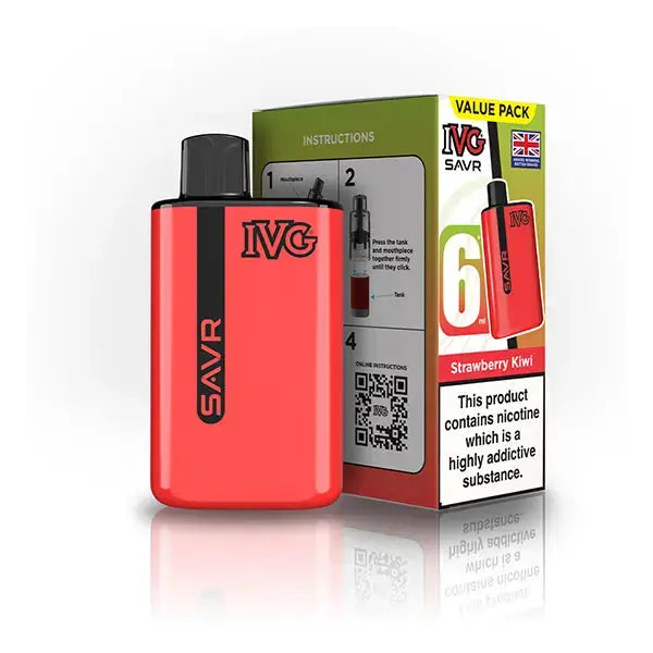 IVG SAVR 3000 Puffs Pre-Filled Pod Kit (Pack of 5) IVG