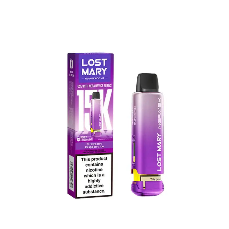 Lost Mary Nera Replacement Pods 15K (Pack of 5)