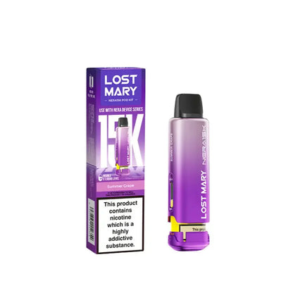 Lost Mary Nera Replacement Pods 15K (Pack of 5)