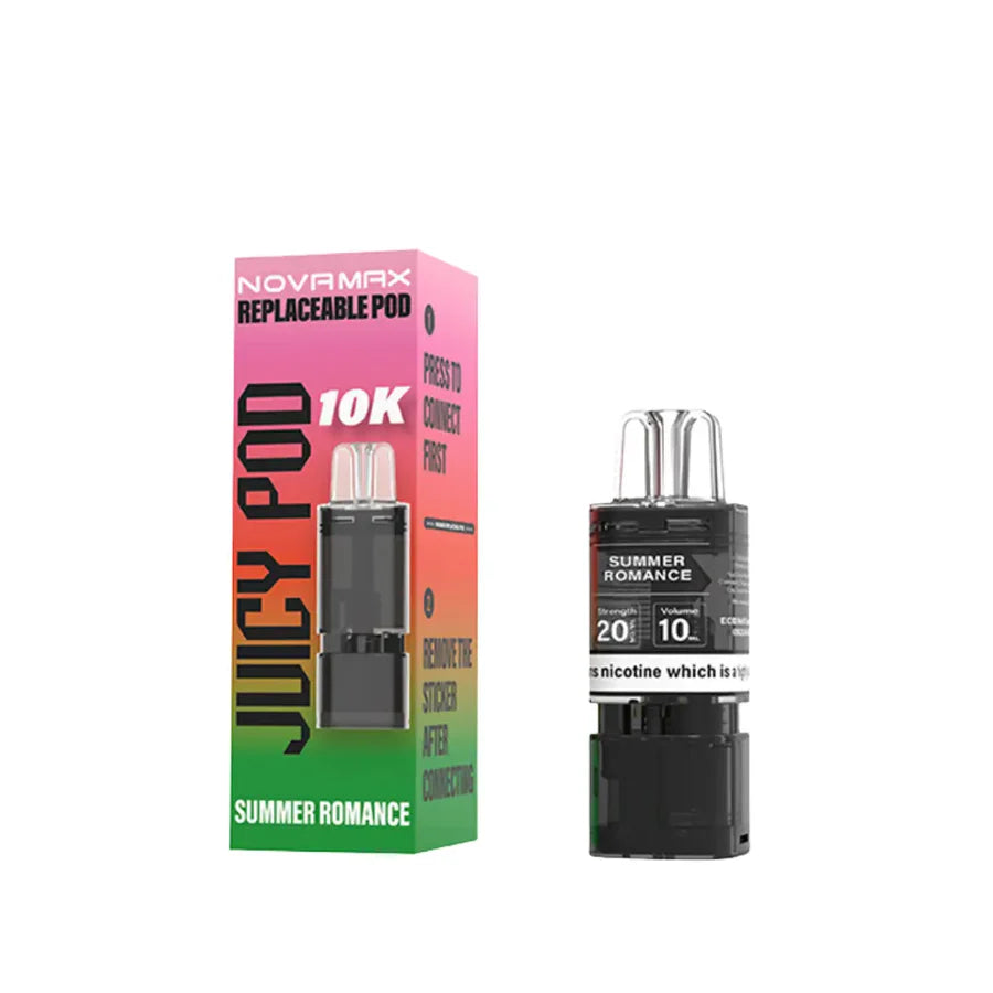 Juicy Pod Novamax 10K Replacement Pods (Pack of 10) Juicy Pod