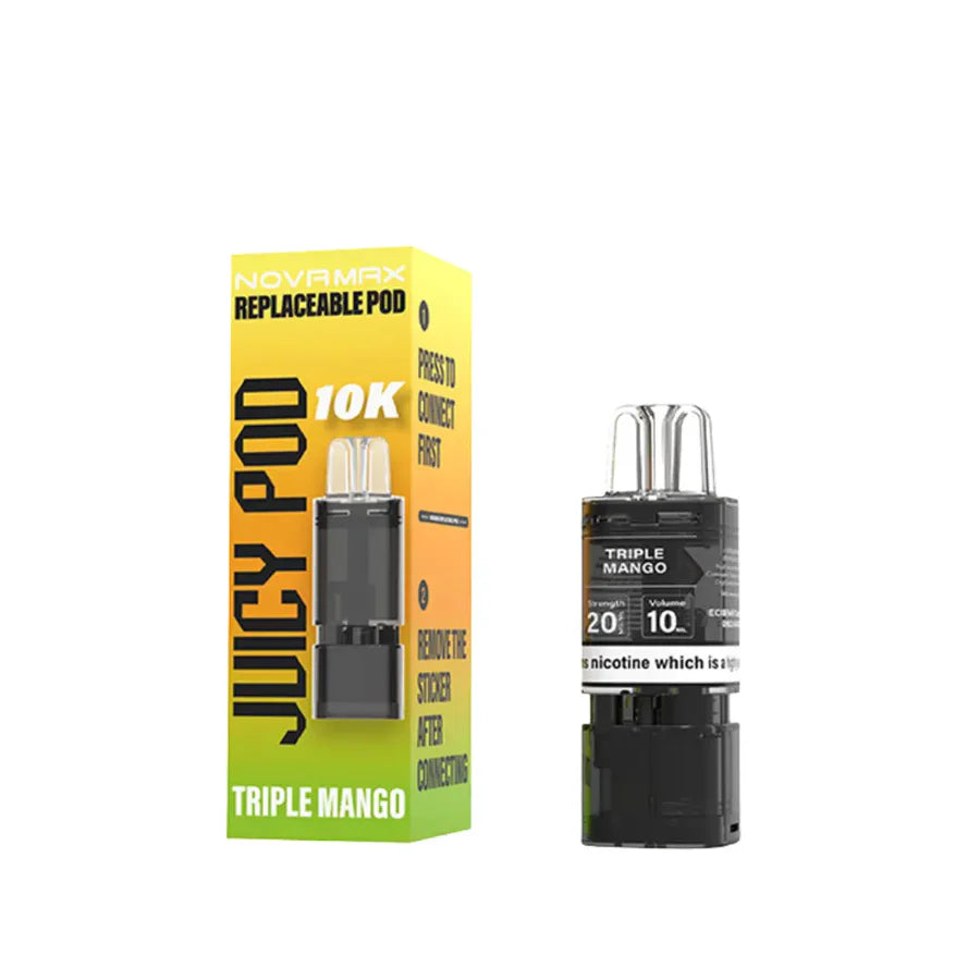 Juicy Pod Novamax 10K Replacement Pods (Pack of 10) Juicy Pod