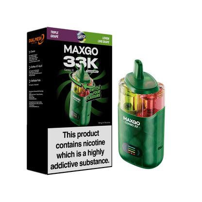 Relx Max-Go 33K Puffs Pre-Filled Pod Kit (Pack of 3)