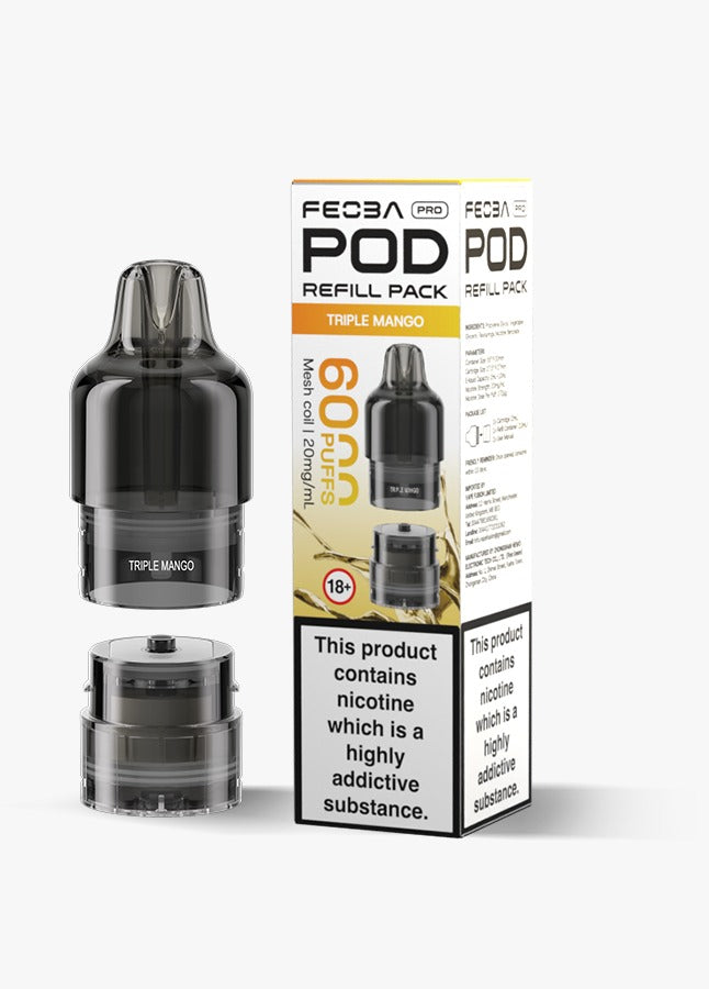 Feoba Pro 6000 Replacement Pods (Pack of 5) Feoba