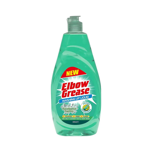 Elbow Grease Eucalyptus Washing Up Liquid 600ml (Pack of 8)