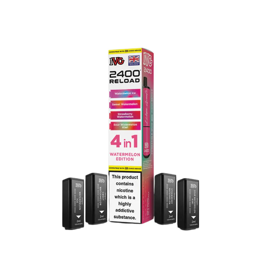IVG 2400 4 in 1 Reload Replacement Pods (Pack of 5)