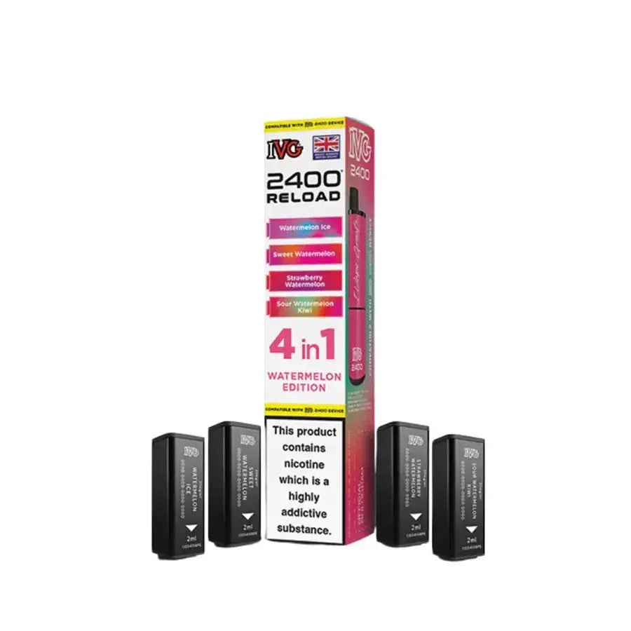 IVG 2400 4 in 1 Reload Replacement Pods (Pack of 5) IVG