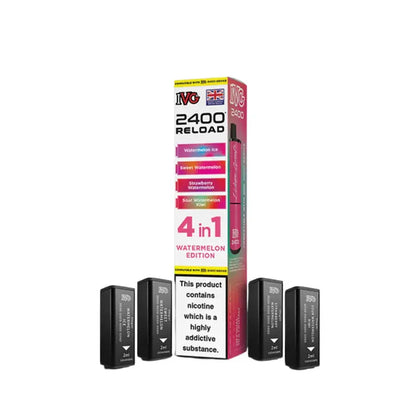 IVG 2400 4 in 1 Reload Replacement Pods (Pack of 5) IVG