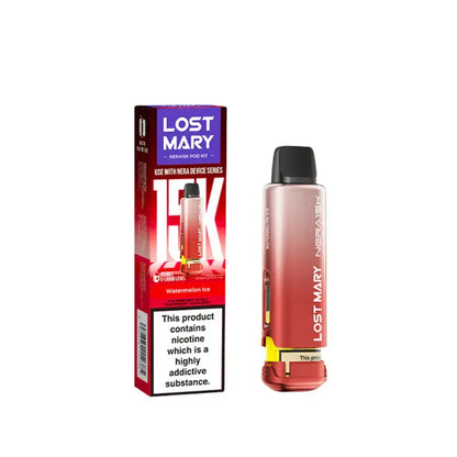 Lost Mary Nera Replacement Pods 15K (Pack of 5) Lost Mary