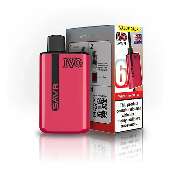IVG SAVR 3000 Puffs Pre-Filled Pod Kit (Pack of 5) IVG