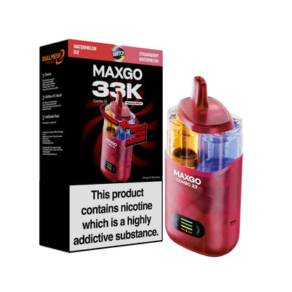 Relx Max-Go 33K Puffs Pre-Filled Pod Kit (Pack of 3)