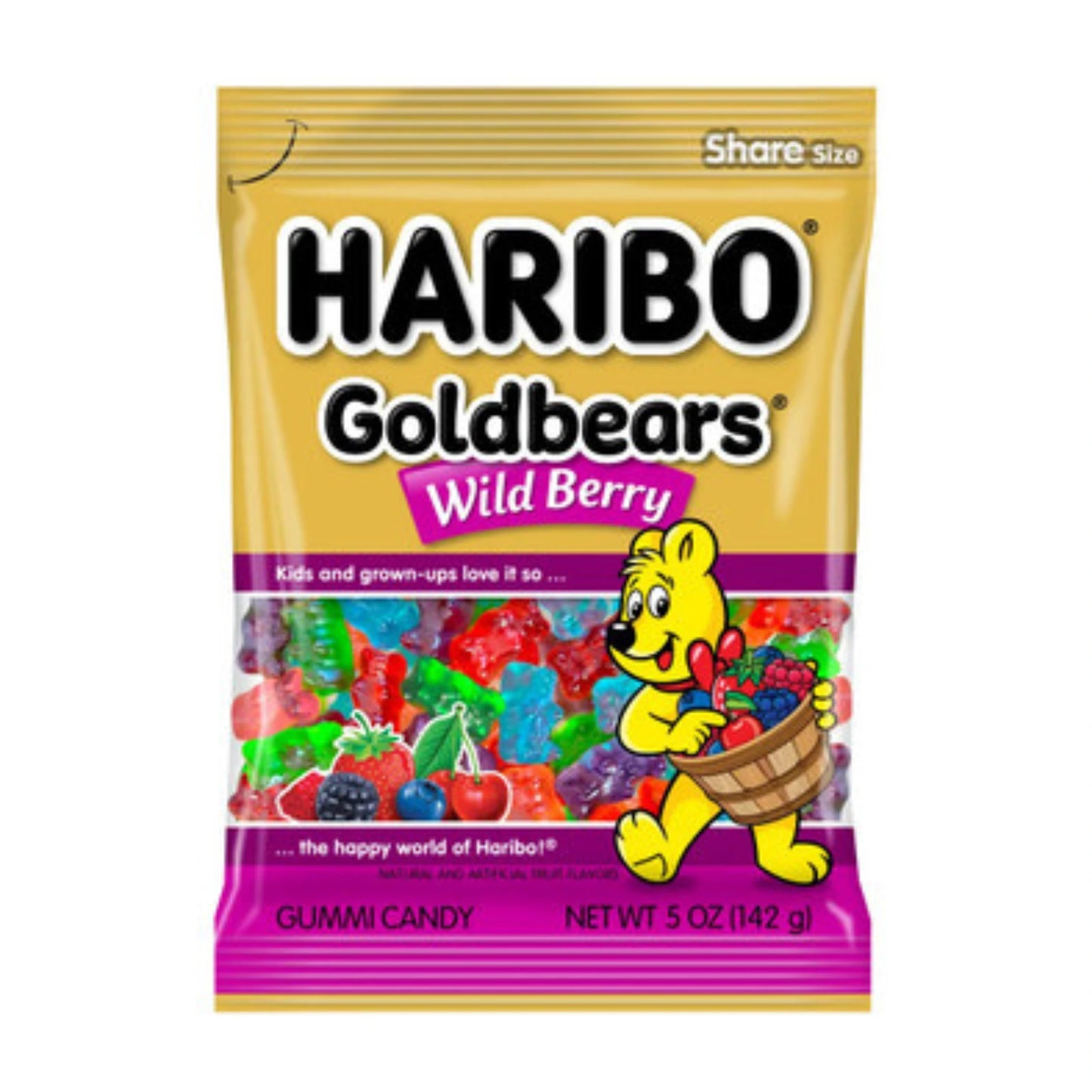 Haribo Gummy Candy 5oz Bags (Pack of 12)